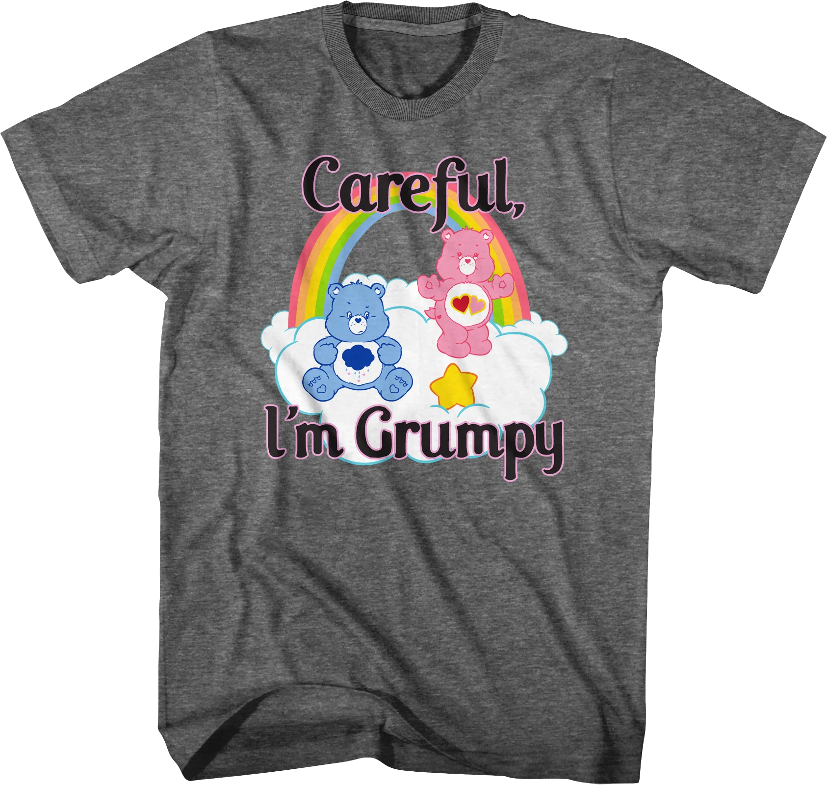 Careful I'm Grumpy Care Bears T-Shirt