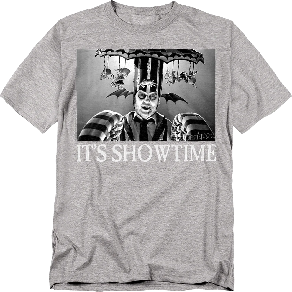 Carousel Headpiece It's Showtime Beetlejuice T-Shirt