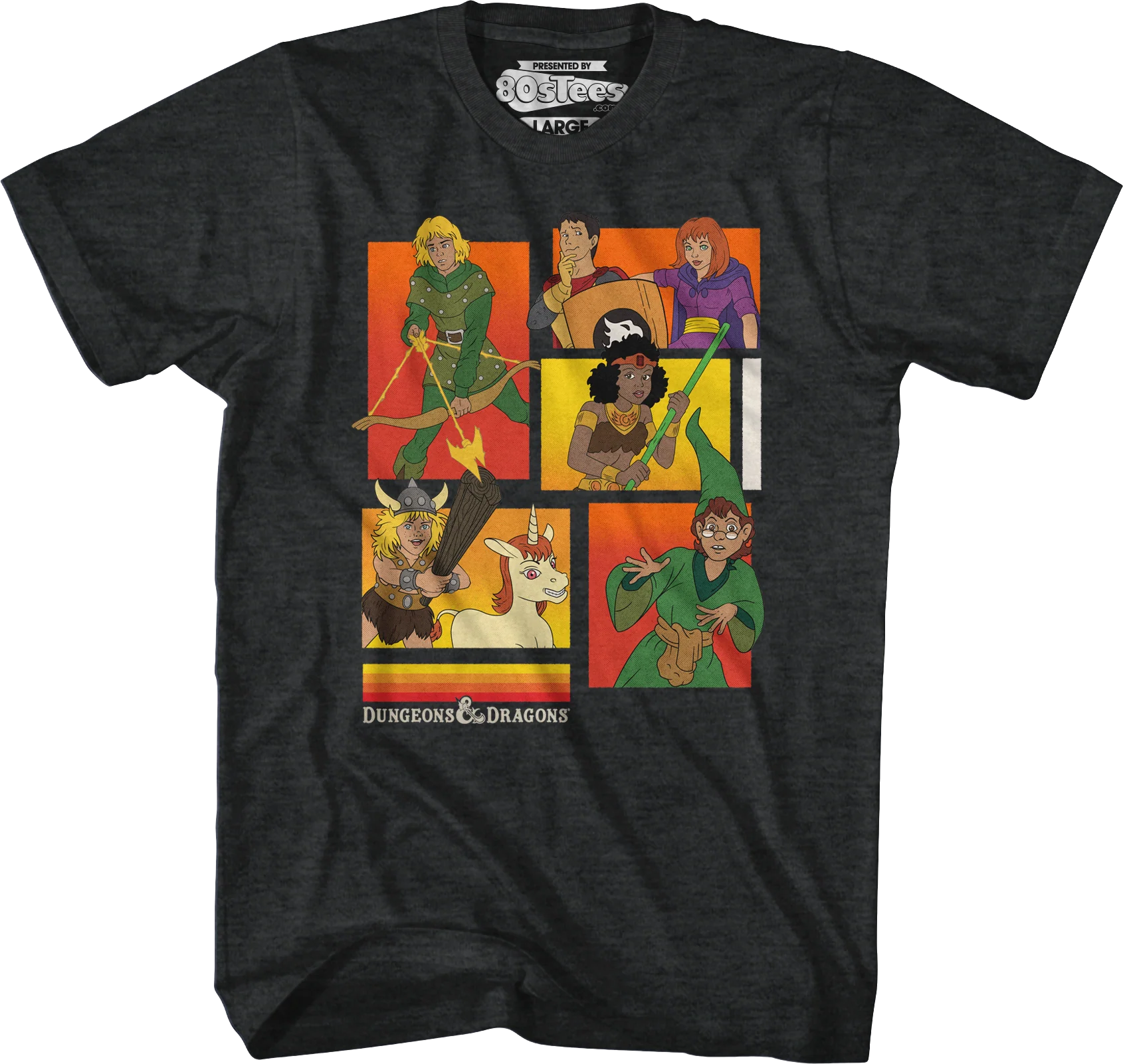 Cartoon Characters Collage Dungeons & Dragons T-Shirt