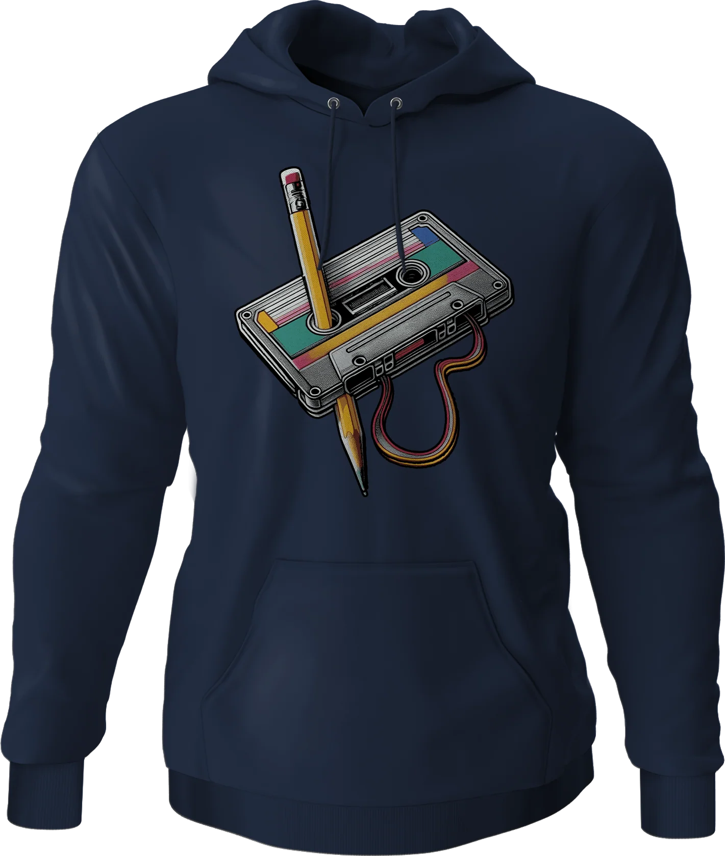 Cassette Tape Rewind Hoodie - Image 8