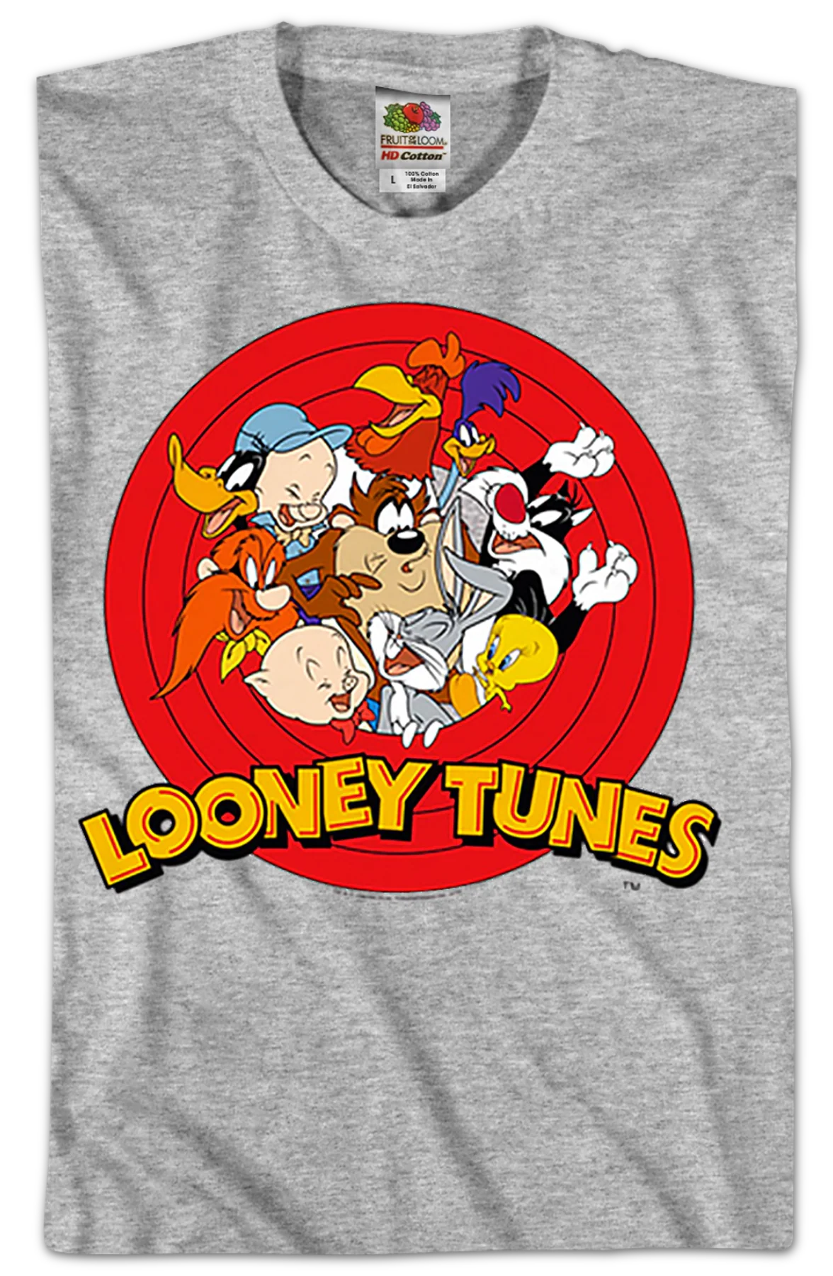 Cast And Logo Looney Tunes T-Shirt - Image 2