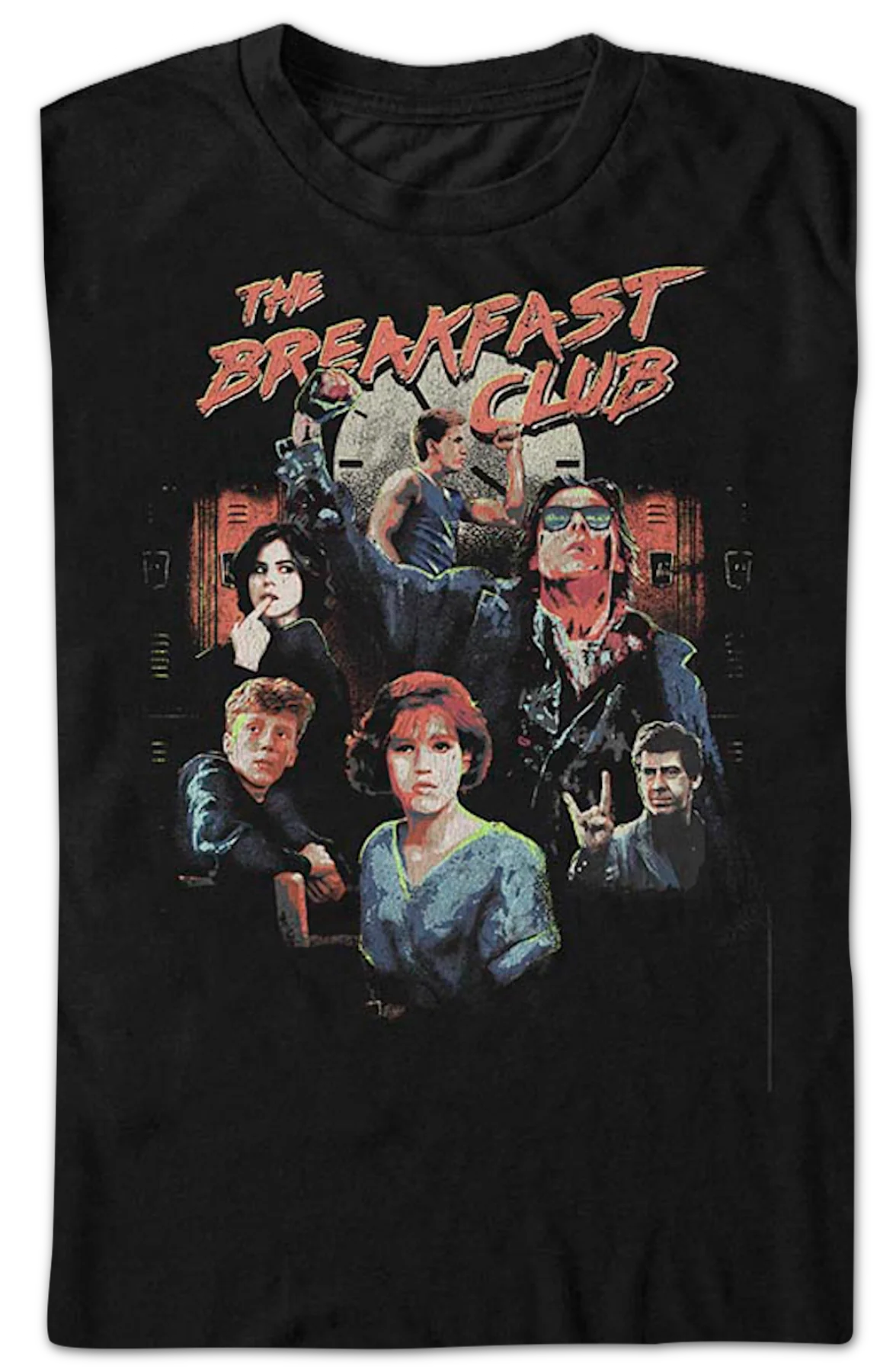Cast Collage Breakfast Club T-Shirt - Image 2