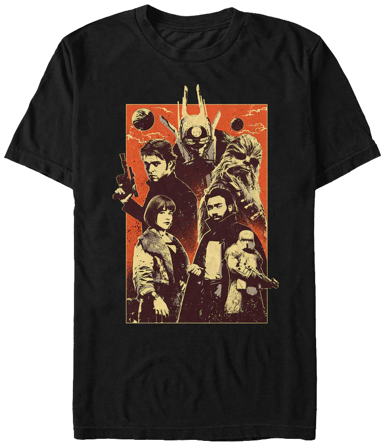 Cast Collage Solo Star Wars T-Shirt