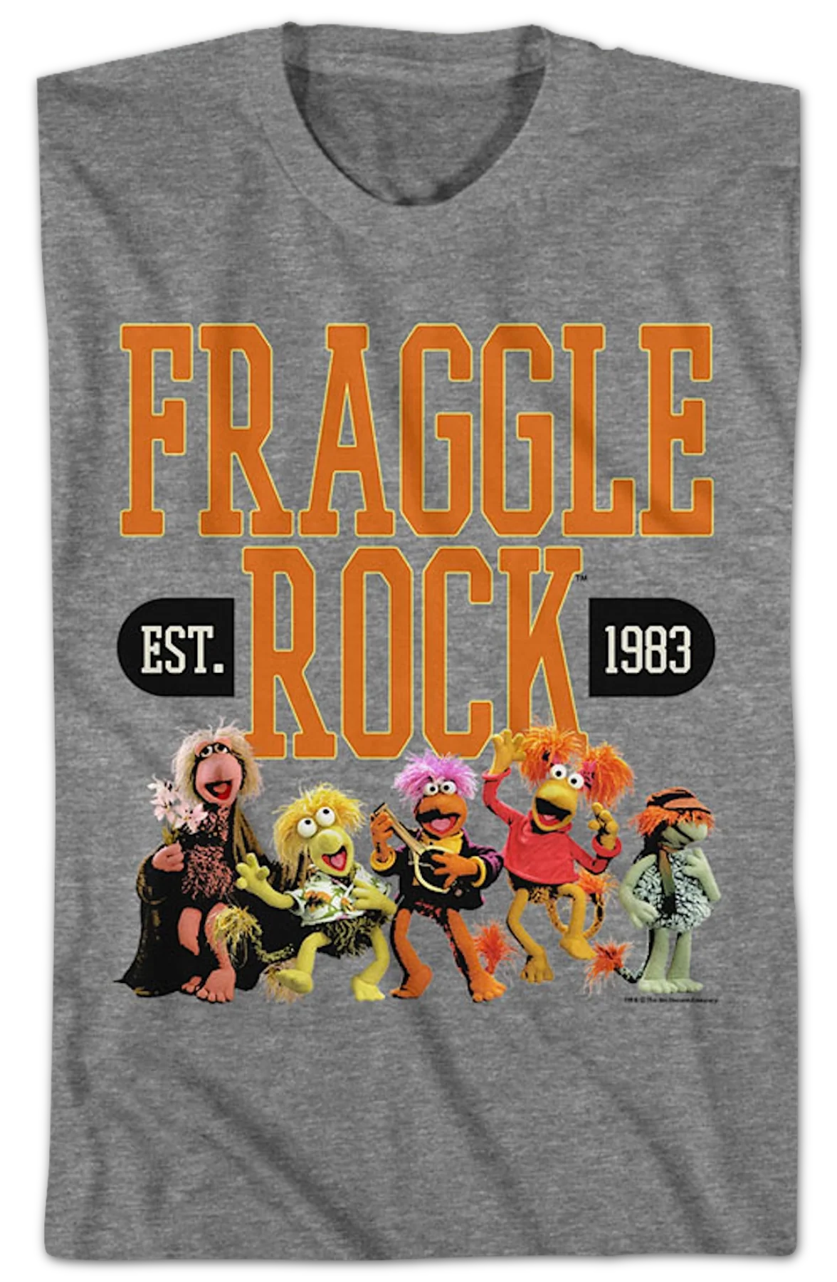 Cast Photo Est. 1983 Fraggle Rock T-Shirt - Image 2