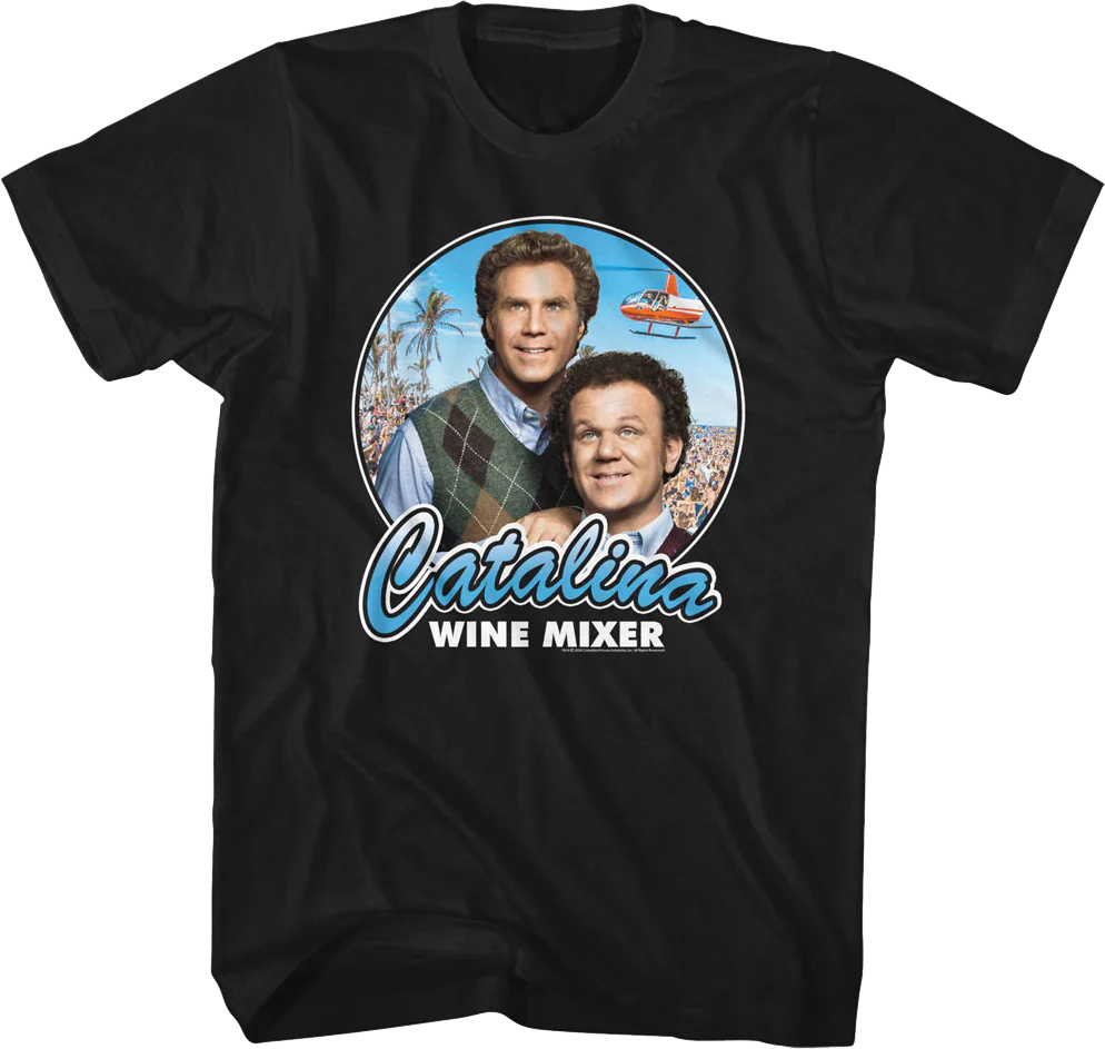Catalina Wine Mixer Photo Step Brothers T-Shirt