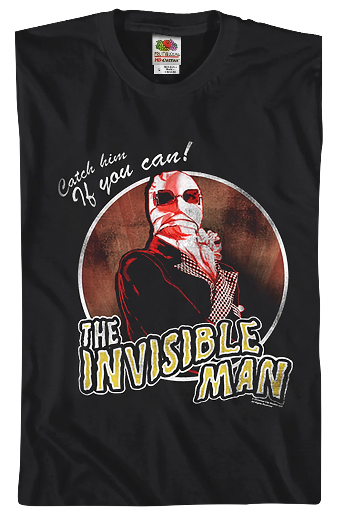 Catch Him If You Can Invisible Man T-Shirt - Image 2