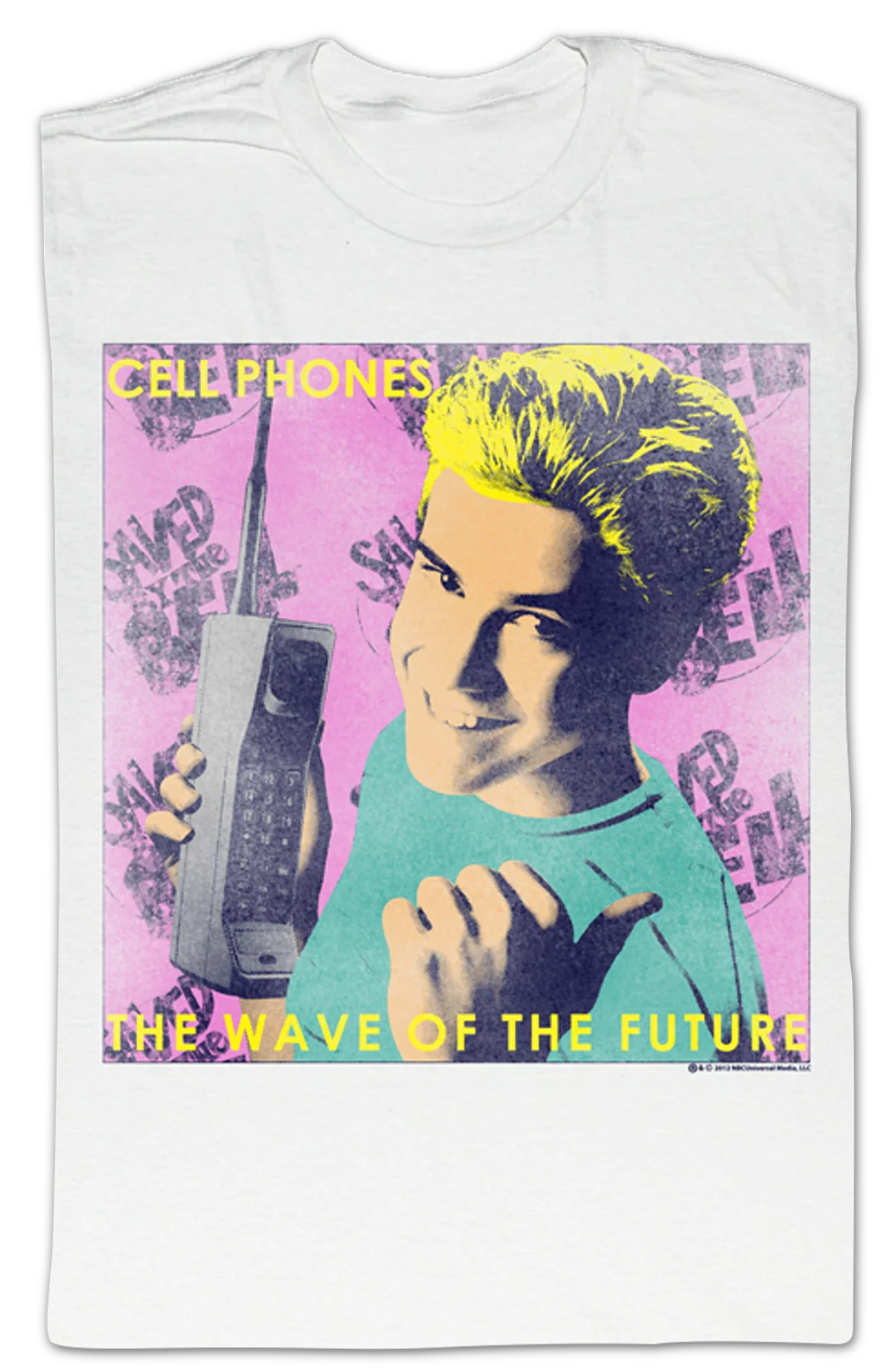 Cell Phones Saved By The Bell T-Shirt - Image 2