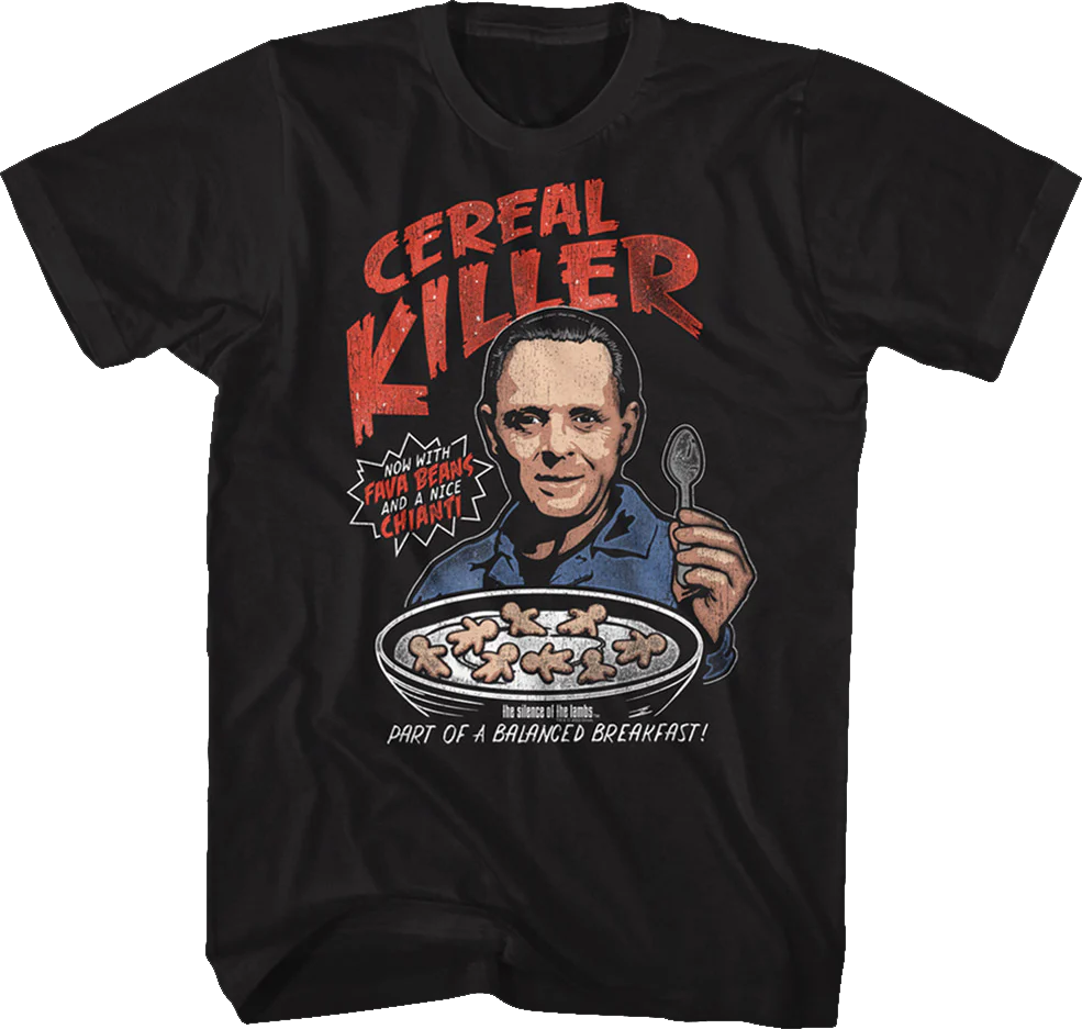 Cereal Killer Silence Of The Lambs T-Shirt