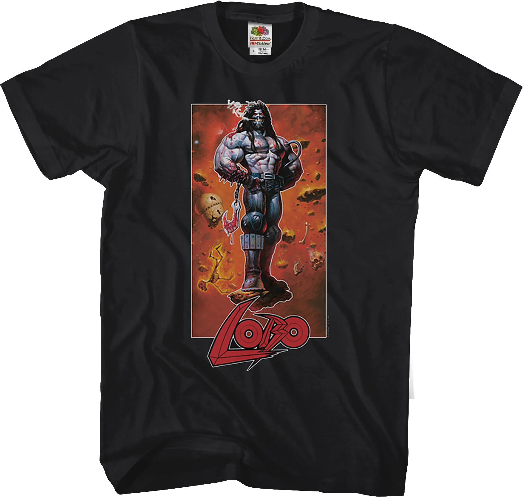Chained Hook Lobo DC Comics T-Shirt