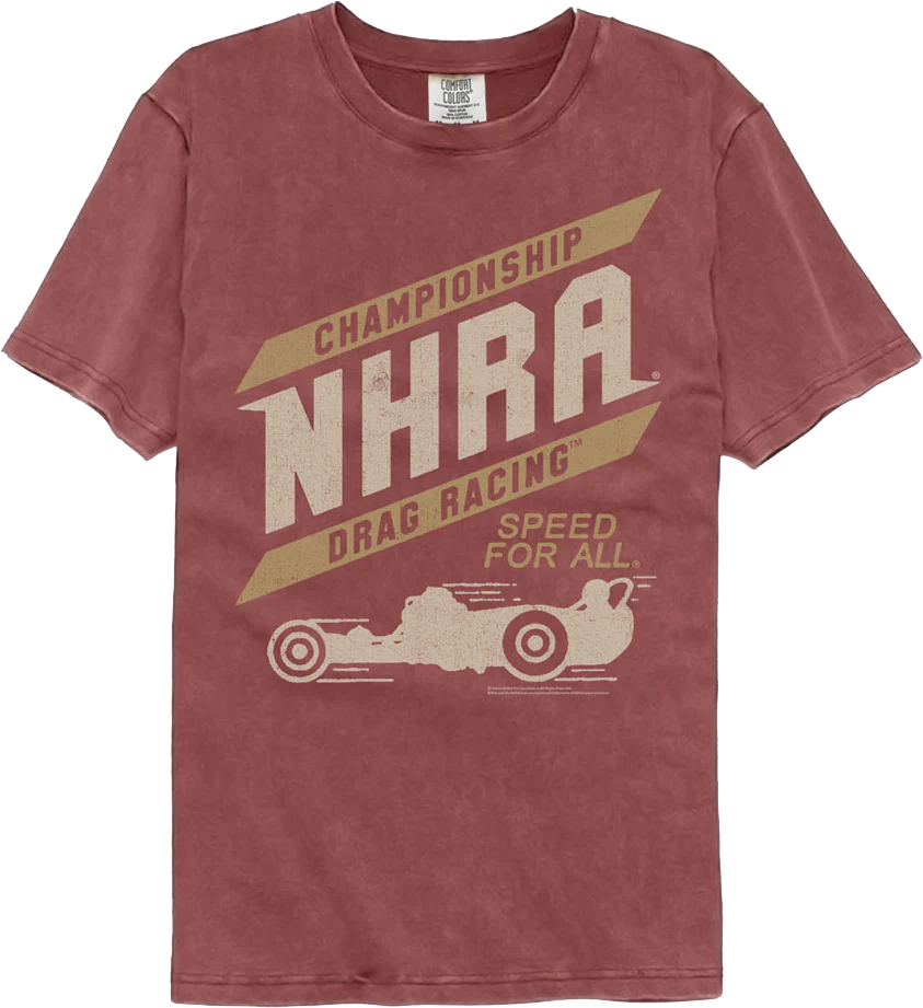 Championship National Hot Rod Association Comfort Colors Brand T-Shirt