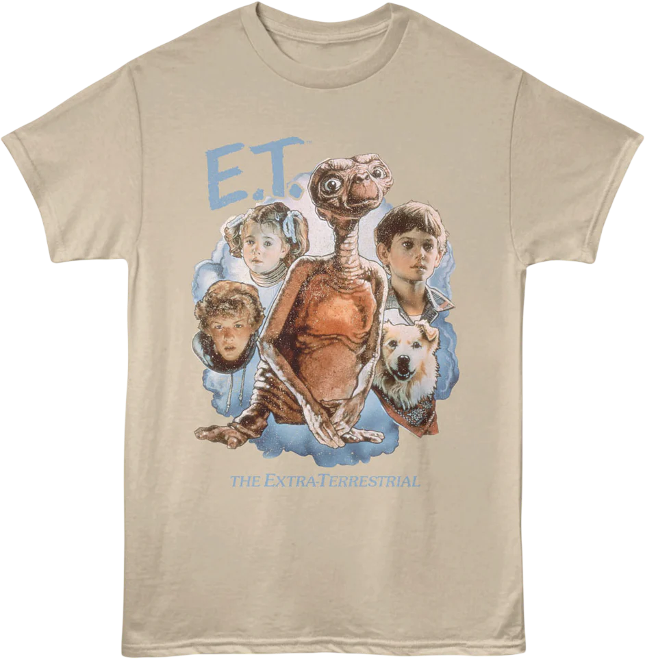 Character Collage E.T. The Extra-Terrestrial T-Shirt