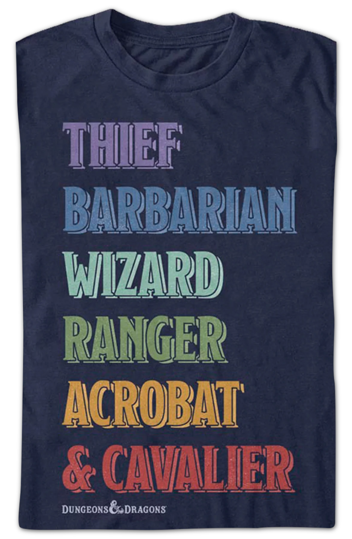 Character Titles Dungeons & Dragons T-Shirt - Image 2