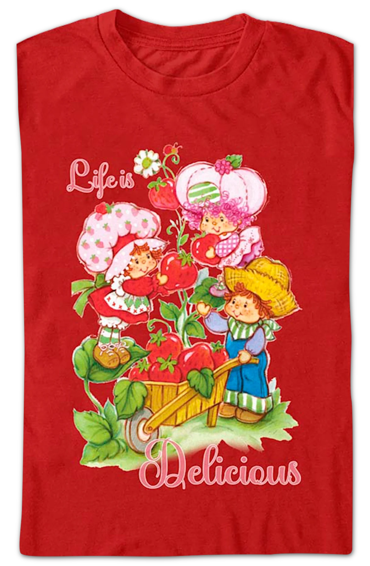 Characters Delicious Strawberry Shortcake T-Shirt - Image 2