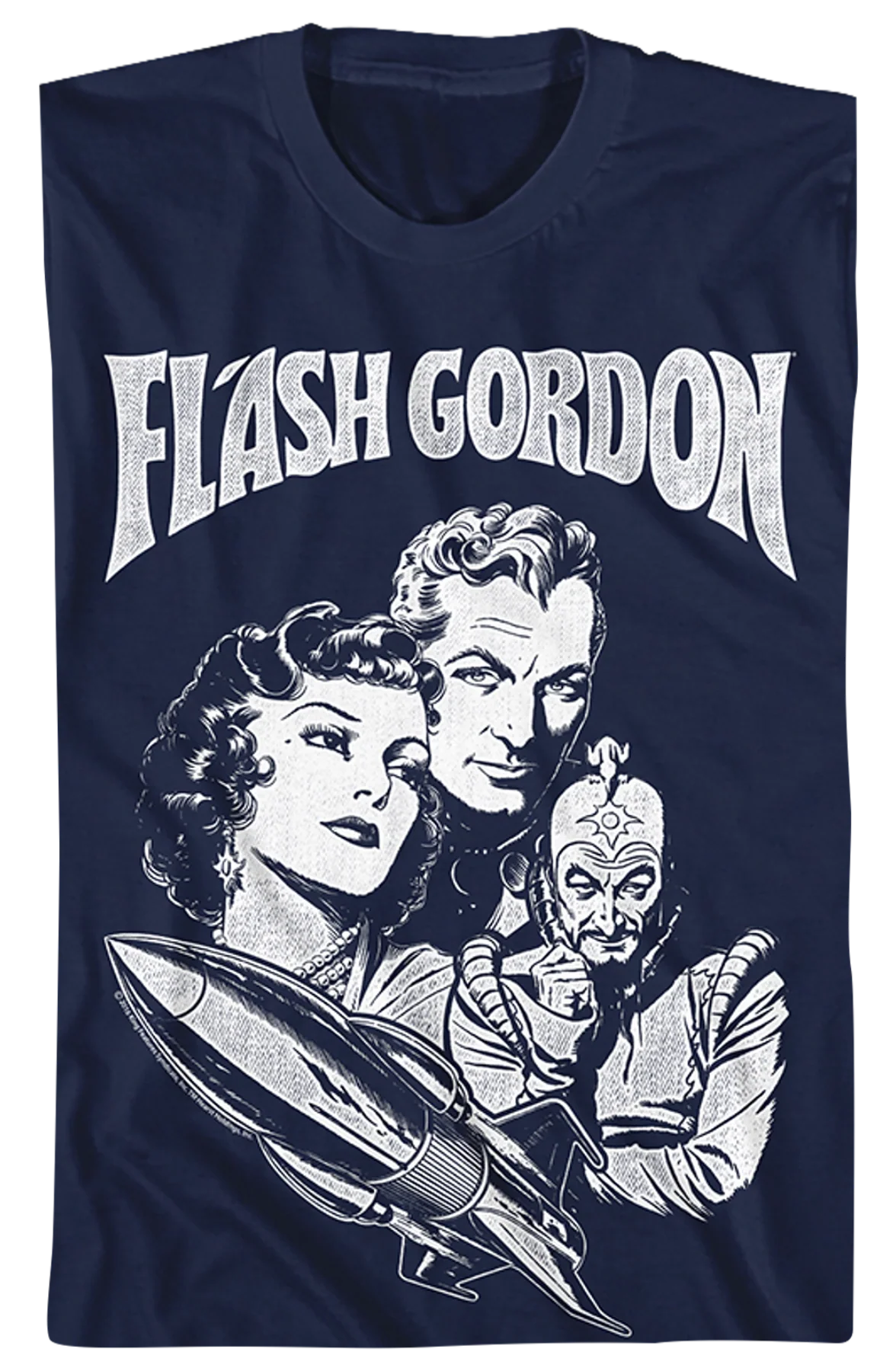 Characters Rocket Flash Gordon T-Shirt - Image 2