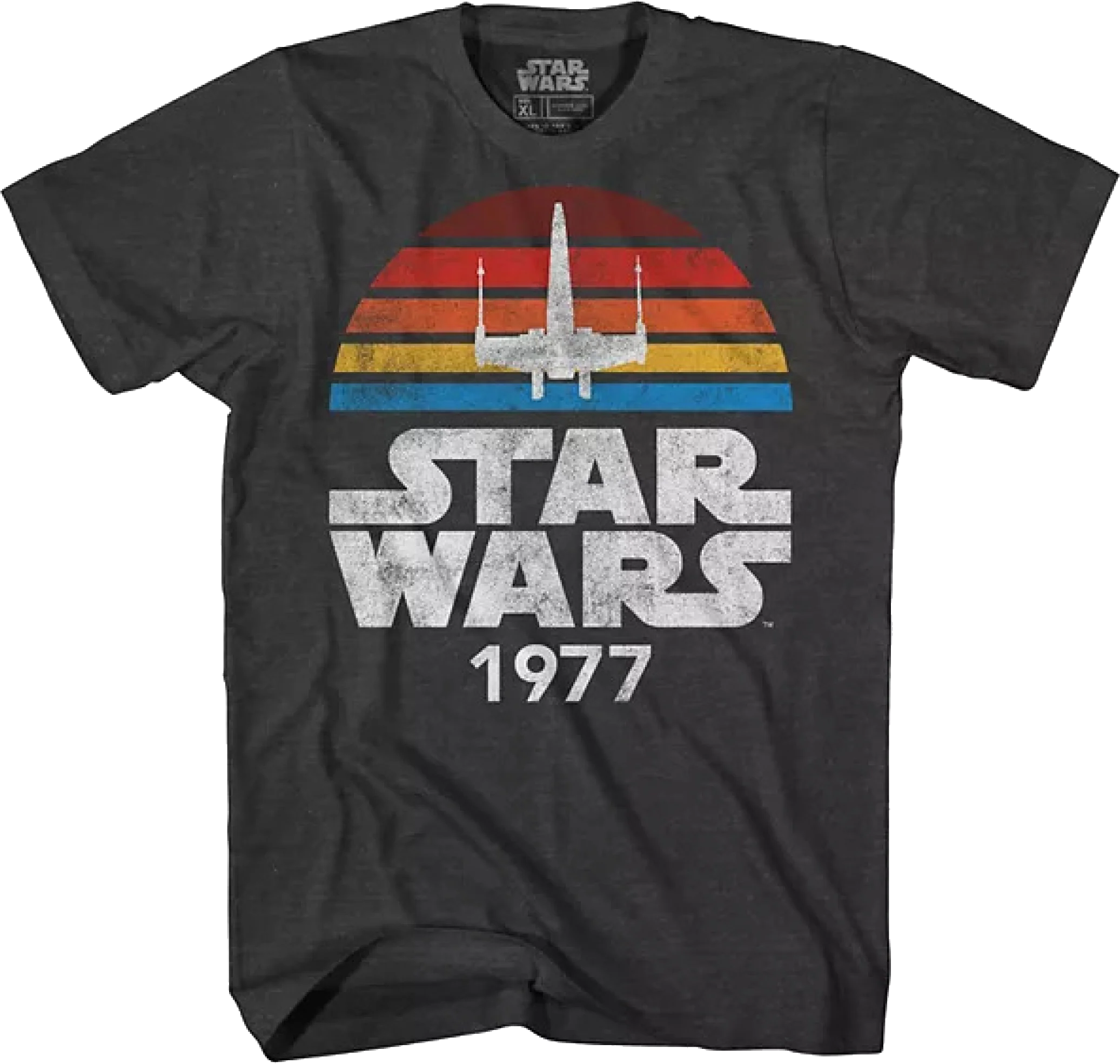 Charcoal 1977 X-Wing Star Wars T-Shirt