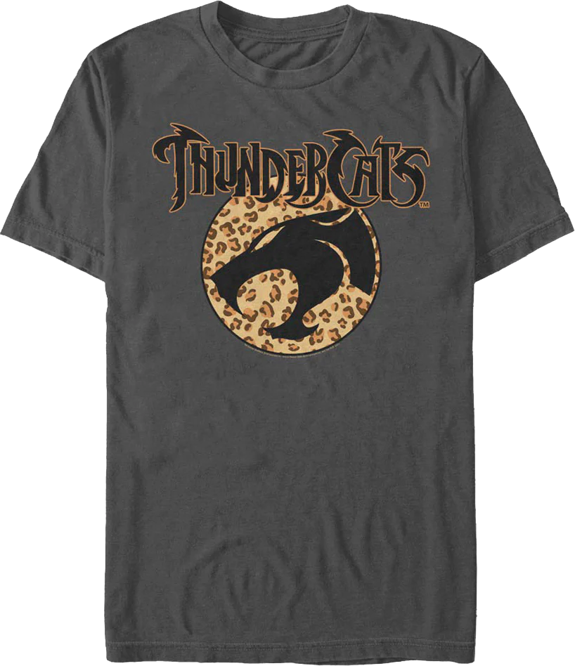 Cheetah Print Logo ThunderCats T-Shirt