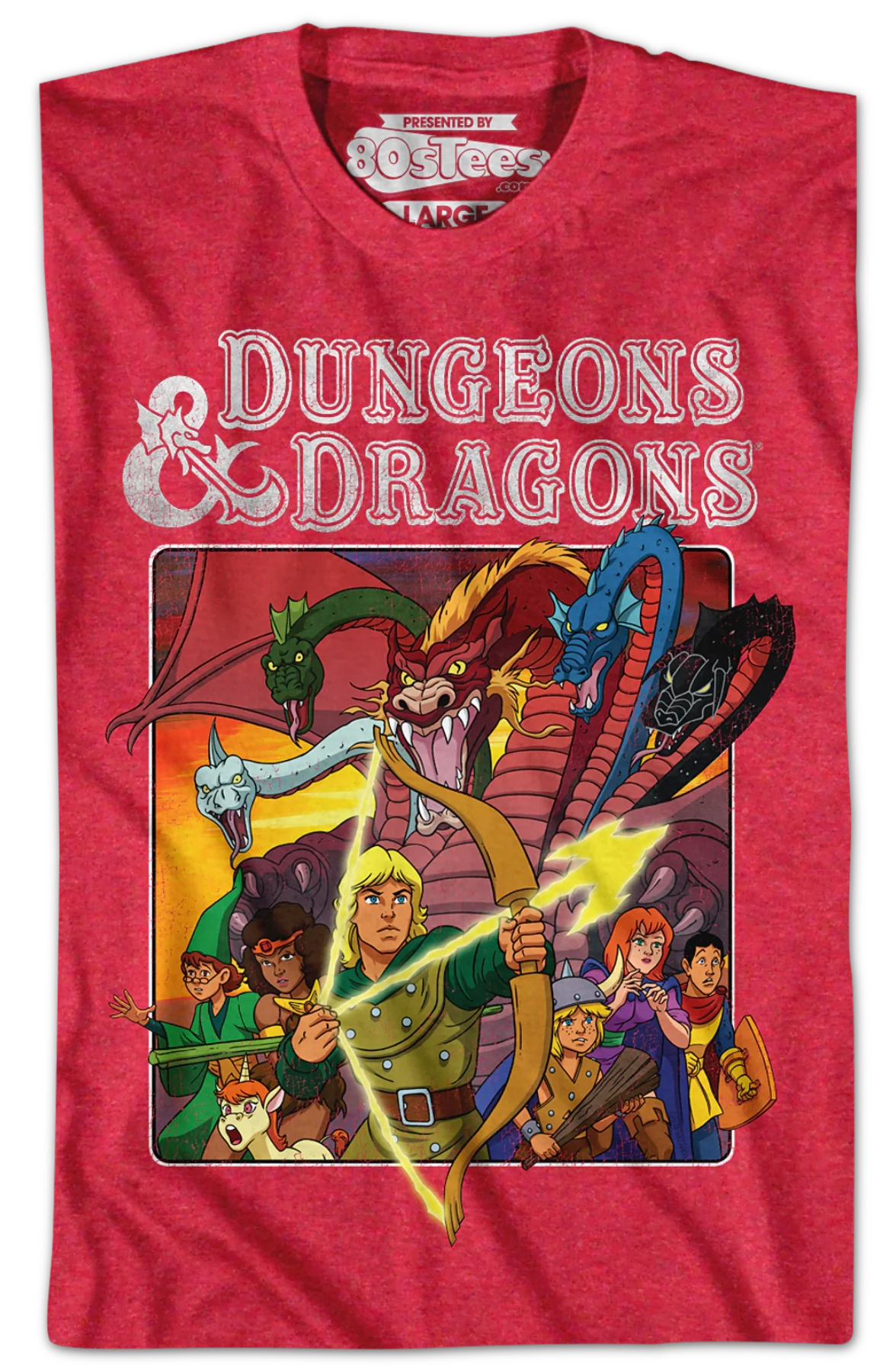 Cherry Heather Cartoon Characters Dungeons & Dragons T-Shirt - Image 2