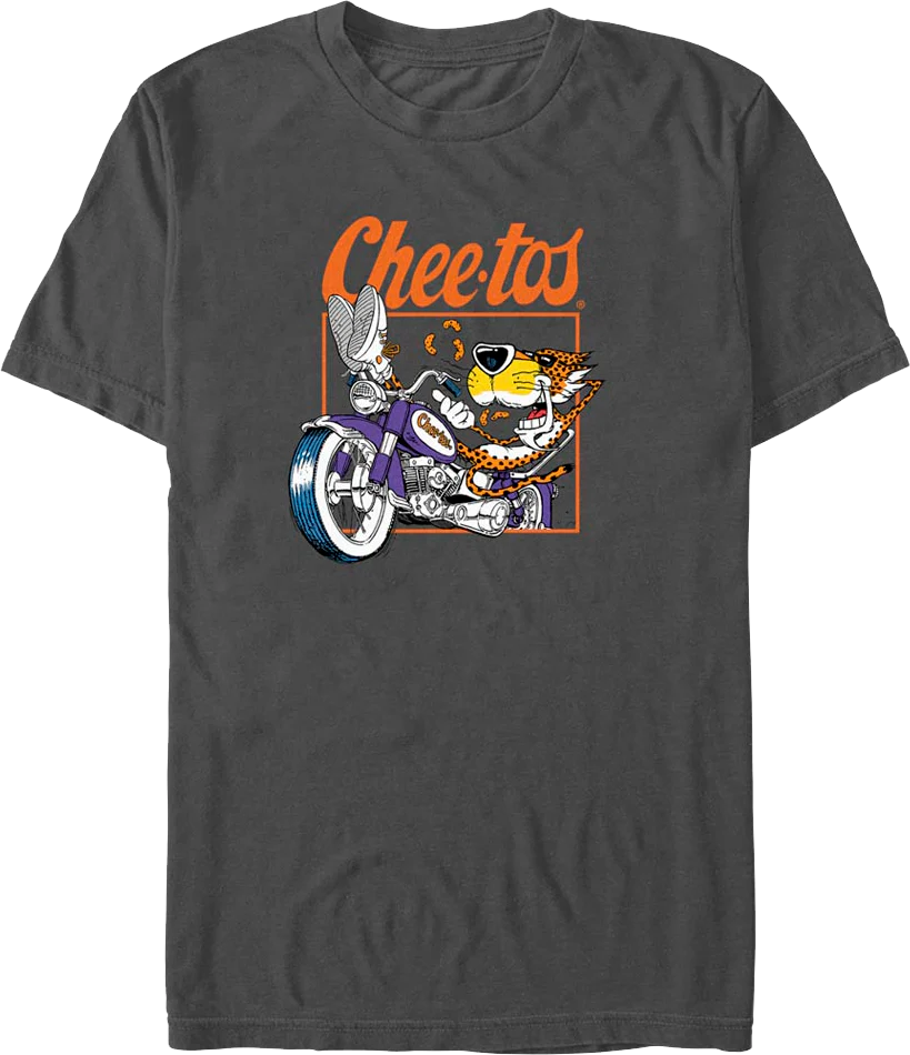 Chester Cheetah Motorcycle Cheetos T-Shirt