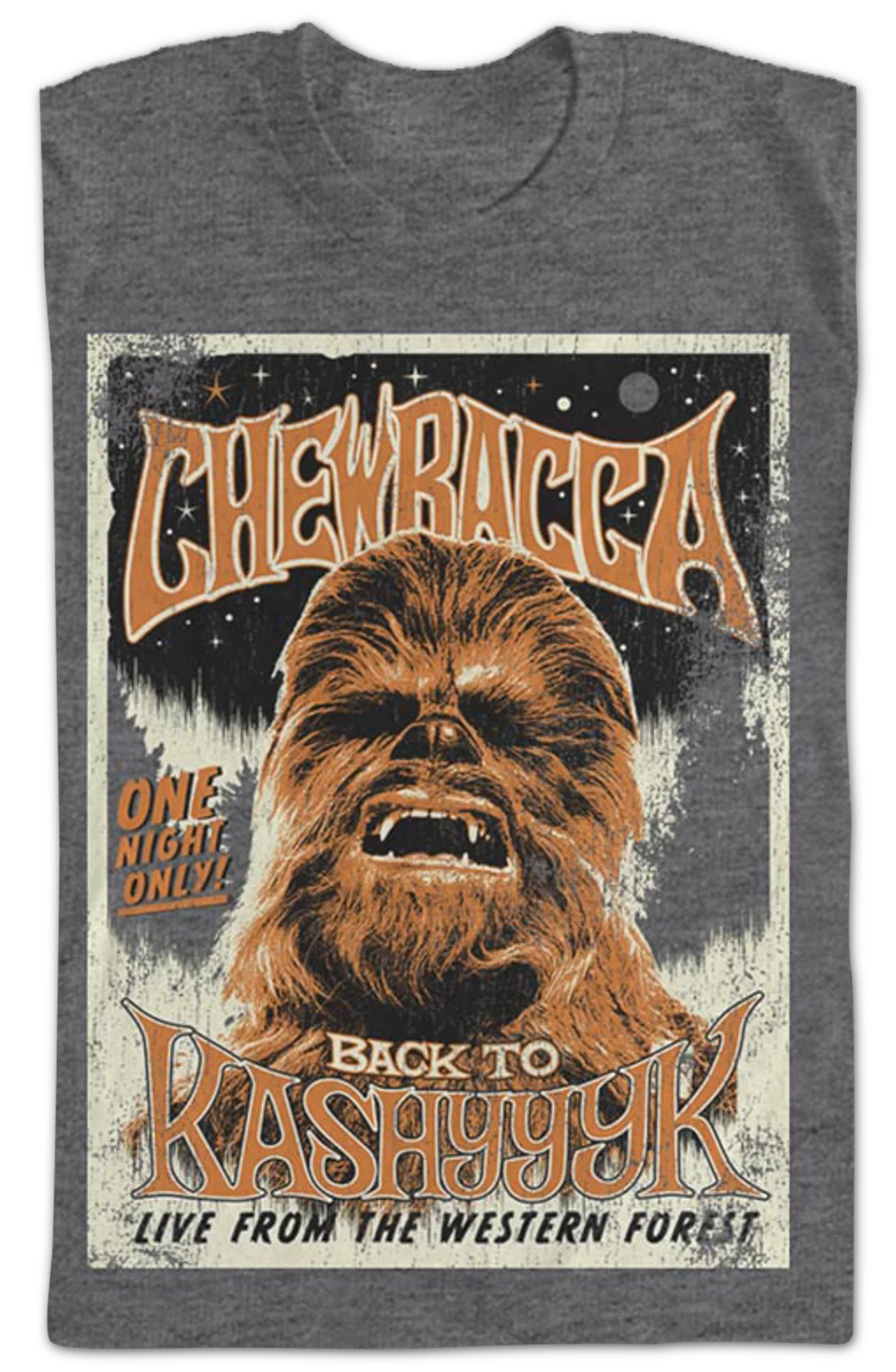 Chewbacca Back To Kashyyyk Star Wars T-Shirt - Image 2