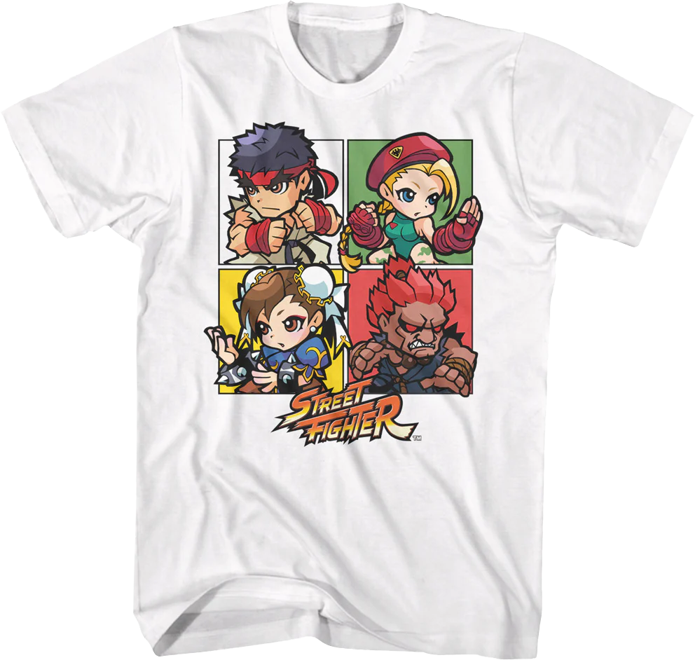 Chibi Boxes Street Fighter T-Shirt