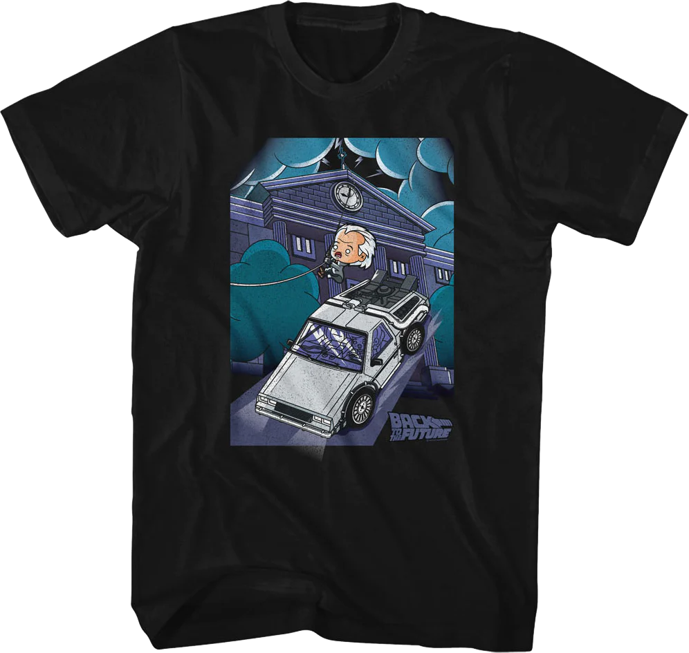 Chibi Doc Brown Back To The Future T-Shirt