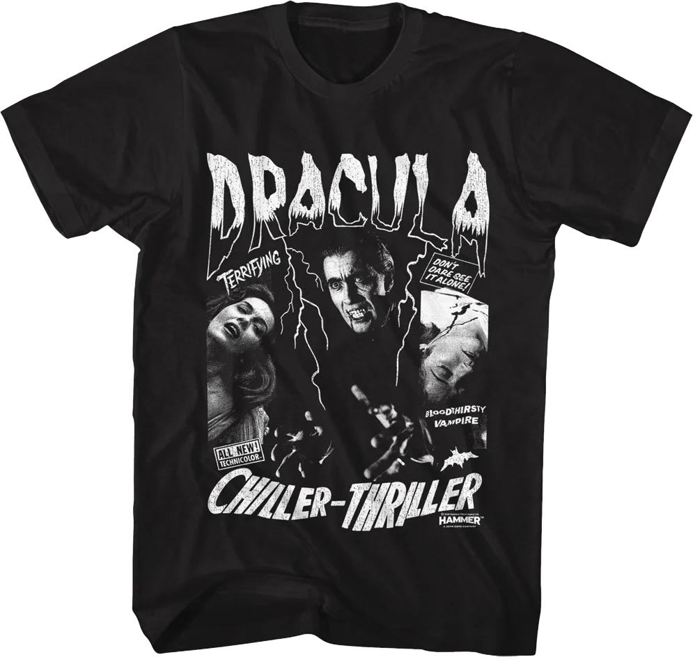 Chiller-Thriller Dracula Hammer Films T-Shirt