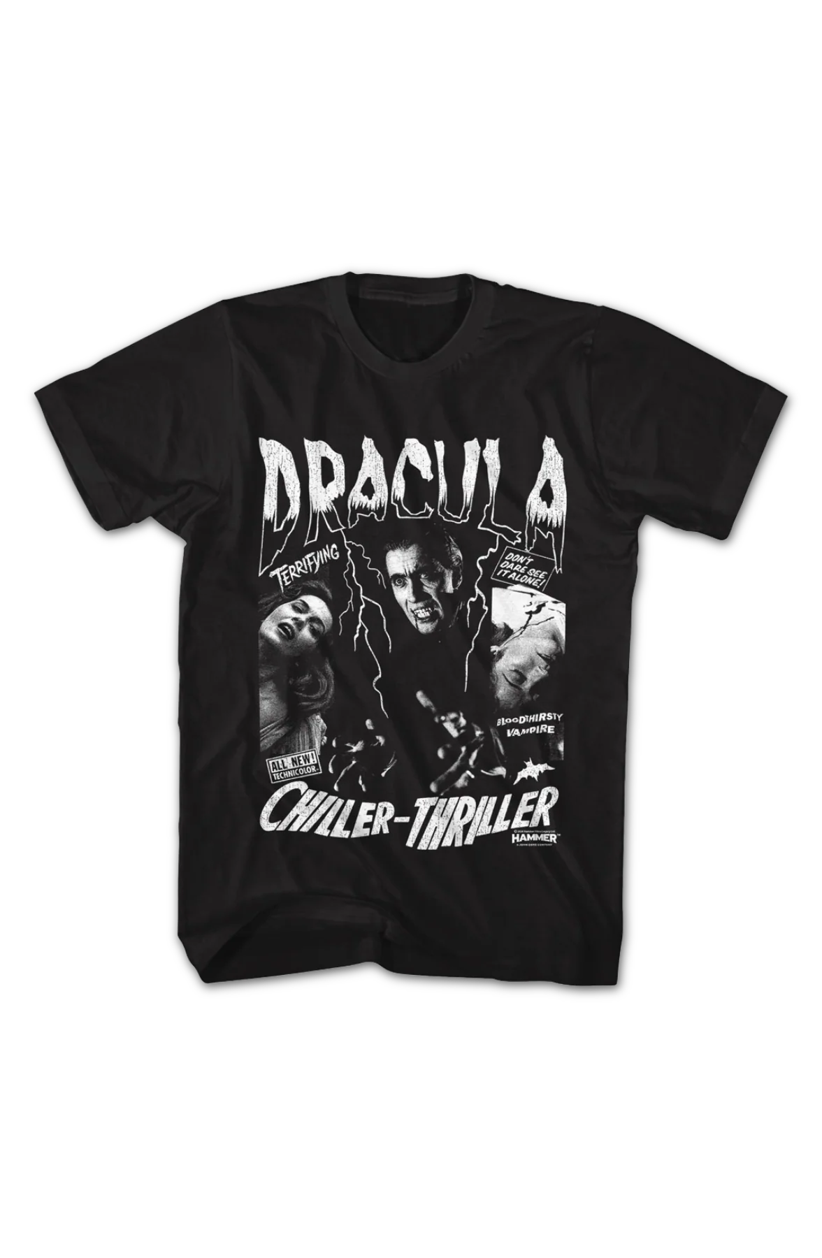 Chiller-Thriller Dracula Hammer Films T-Shirt - Image 2