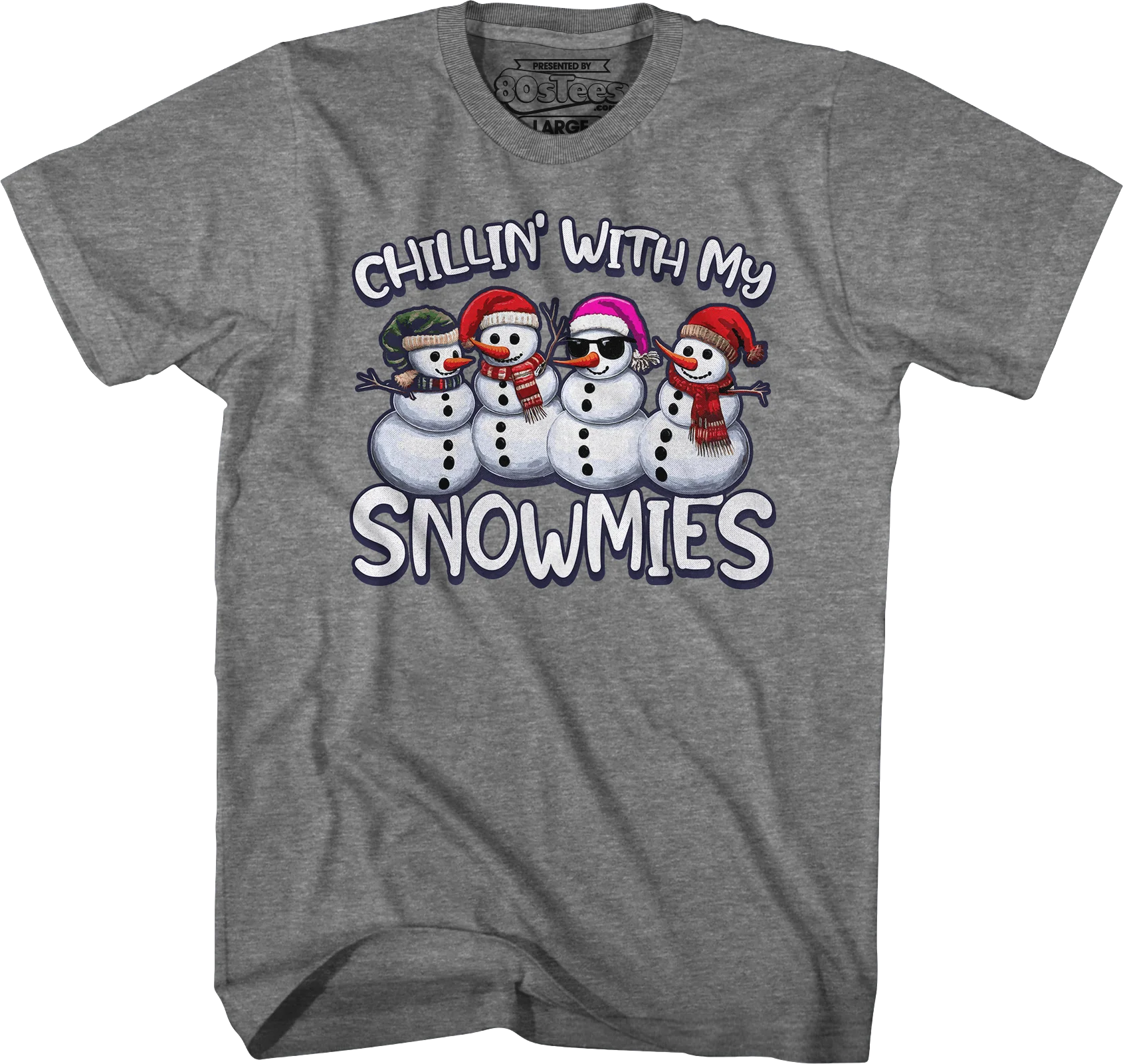 Chillin' With My Snowmies T-Shirt - Image 3