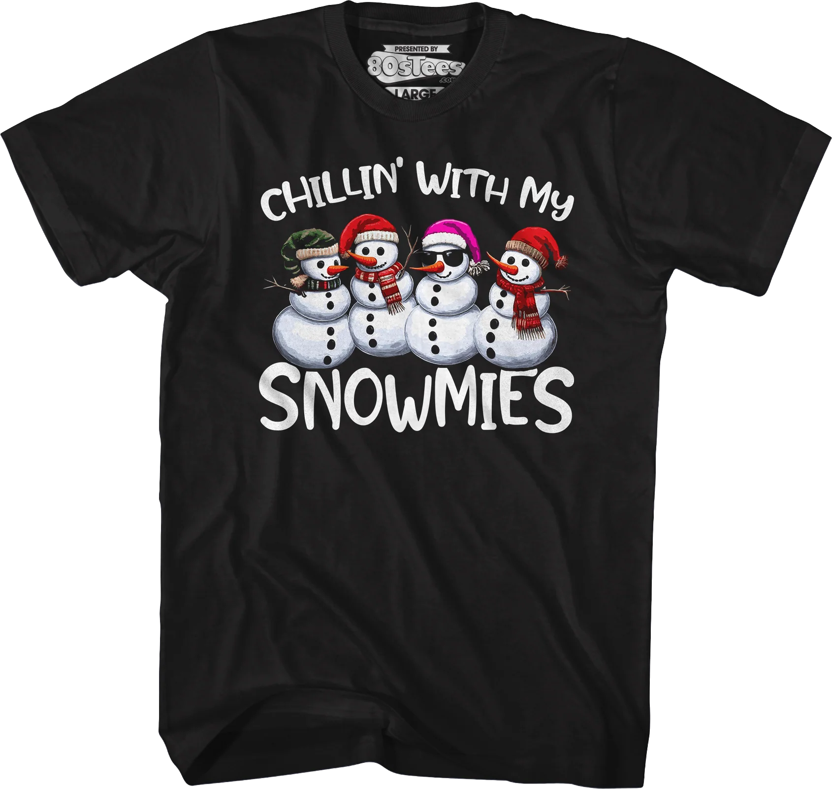 Chillin' With My Snowmies T-Shirt - Image 5
