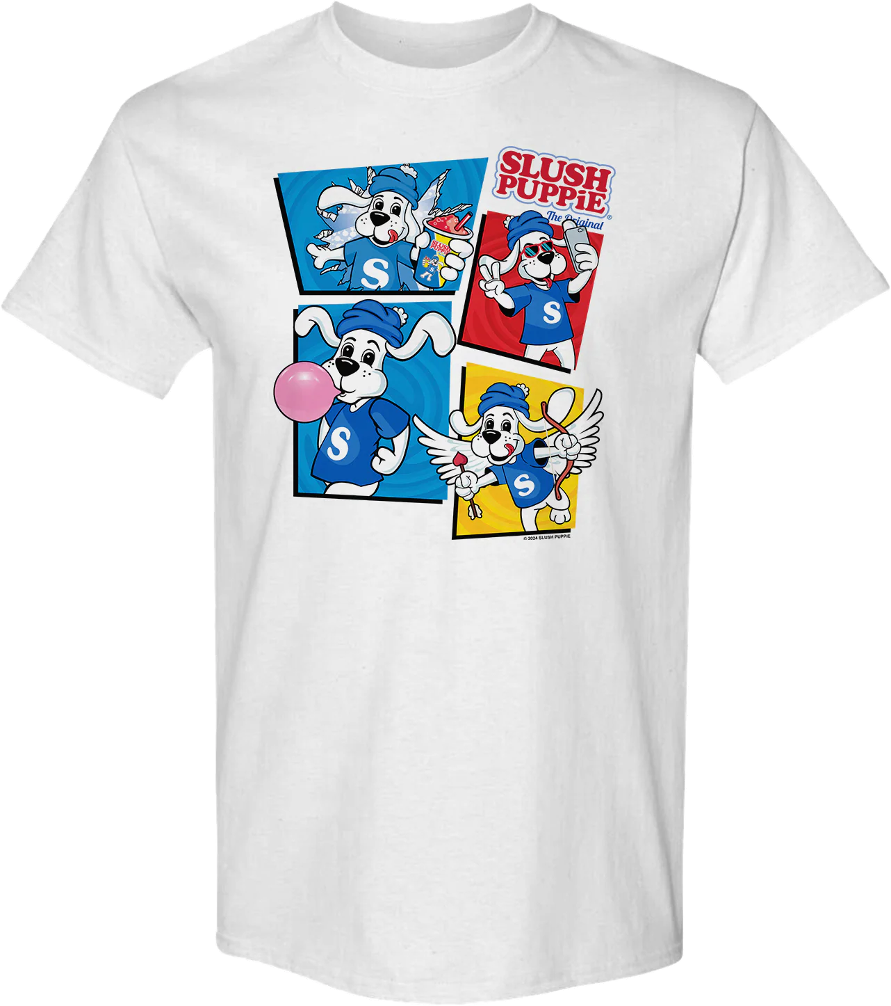 Chilly Dog Collage Slush Puppie T-Shirt