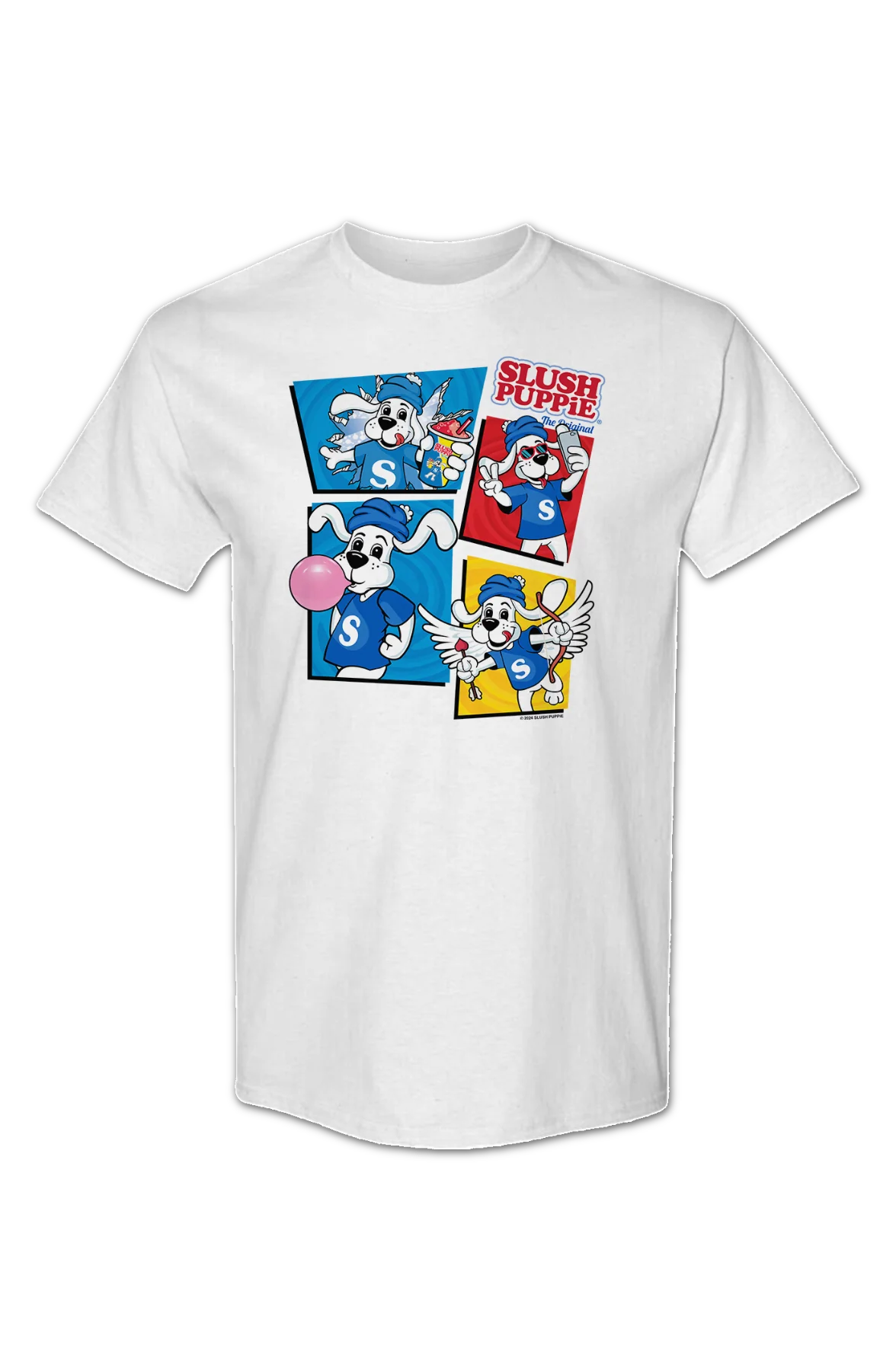 Chilly Dog Collage Slush Puppie T-Shirt - Image 2