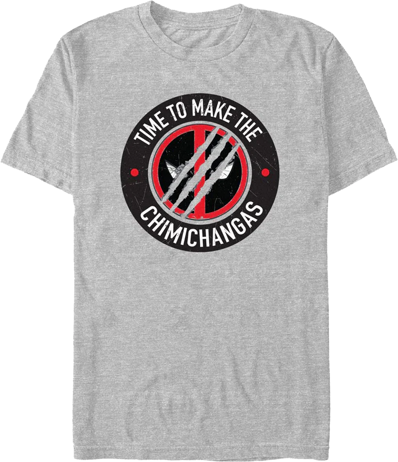 Chimichangas Deadpool & Wolverine Marvel Comics T-Shirt