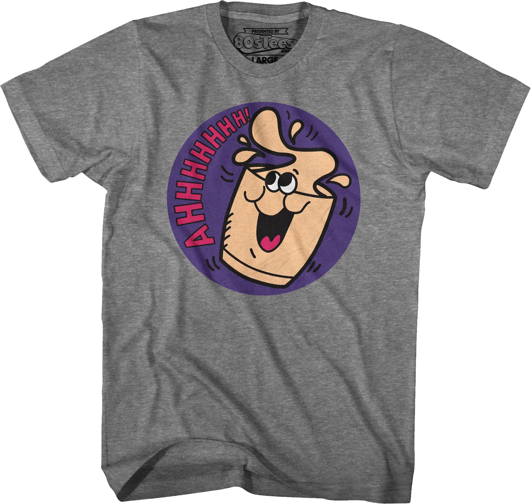 Chocolate Milk Scratch & Sniff Sticker T-Shirt - Image 5
