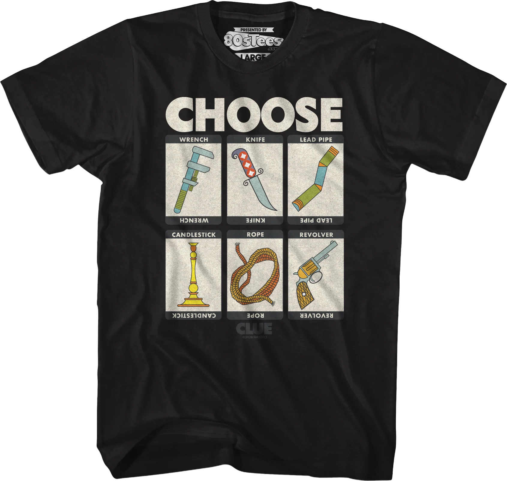 Choose Weapons Clue T-Shirt