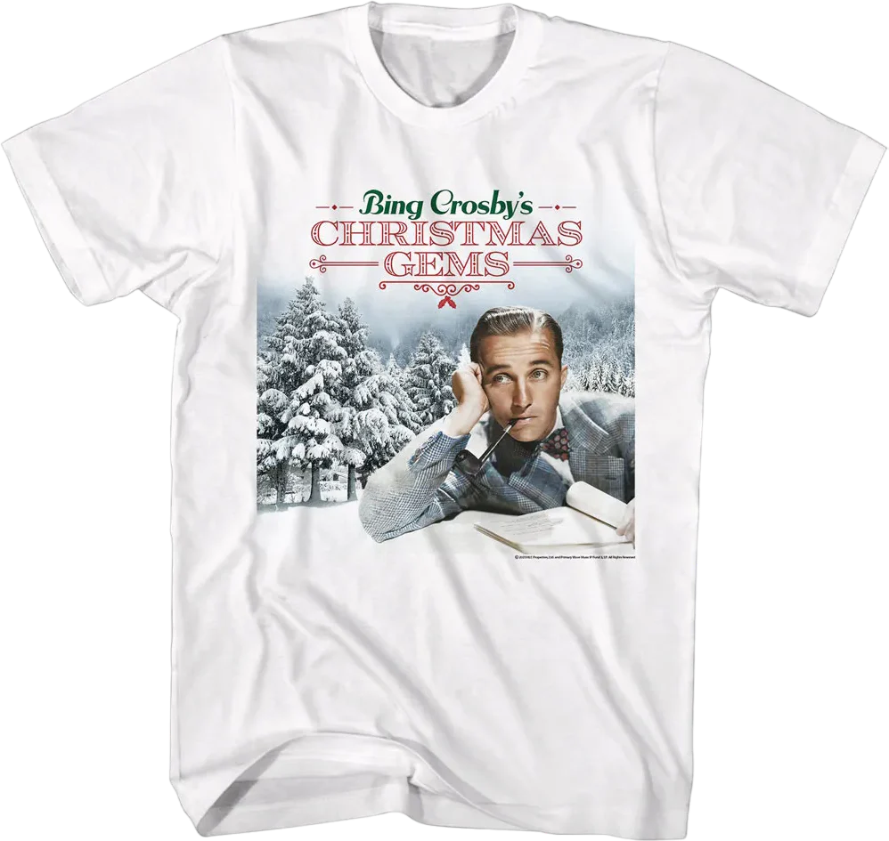 Christmas Gems Bing Crosby T-Shirt
