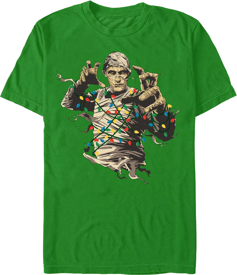 Christmas Lights Mummy T-Shirt