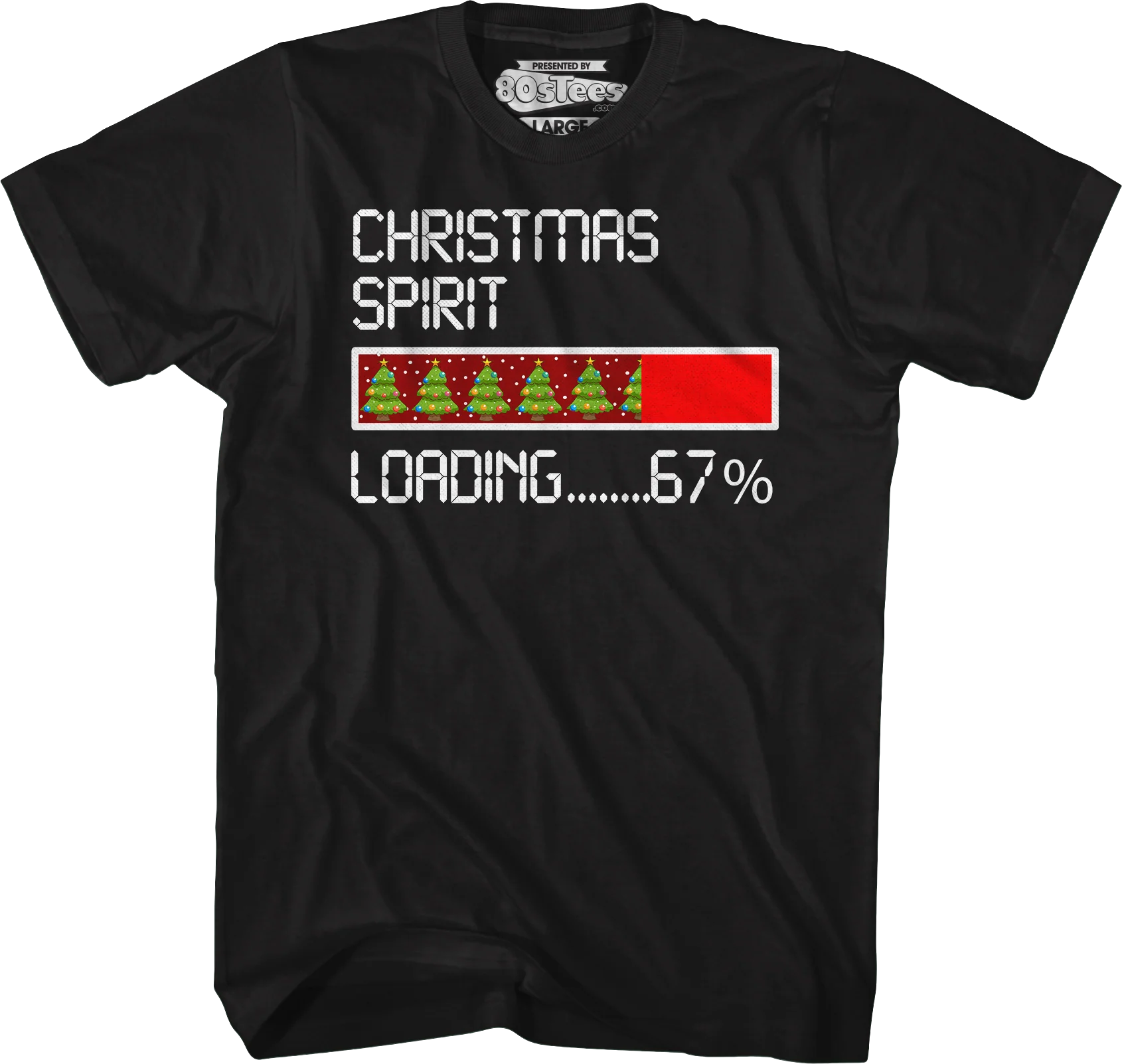 Christmas Spirit Loading T-Shirt - Image 4