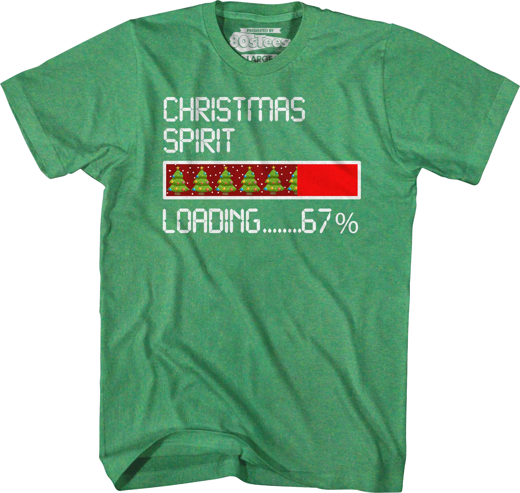 Christmas Spirit Loading T-Shirt - Image 5