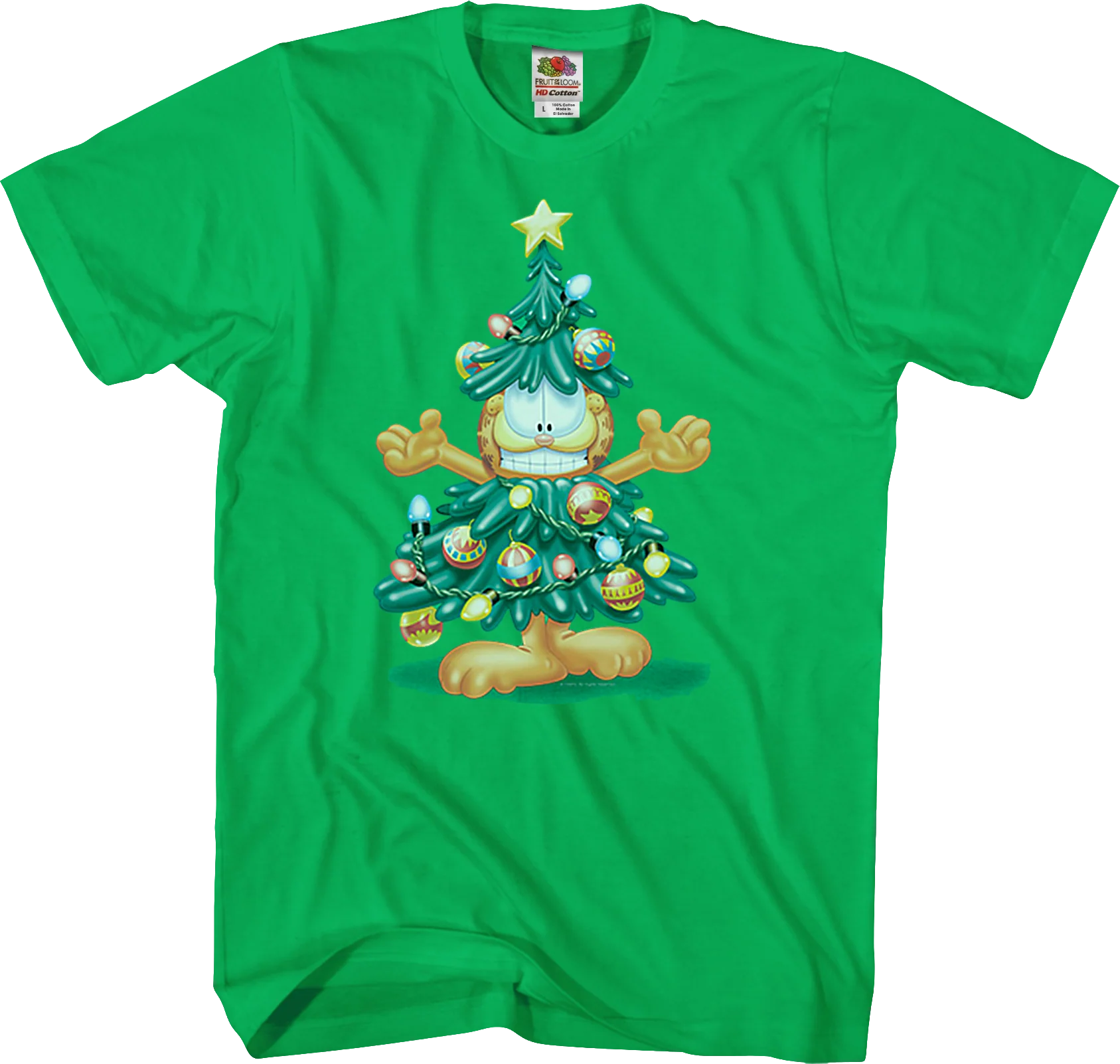 Christmas Tree Garfield T-Shirt