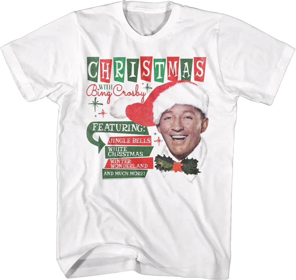 Christmas With Bing Crosby T-Shirt