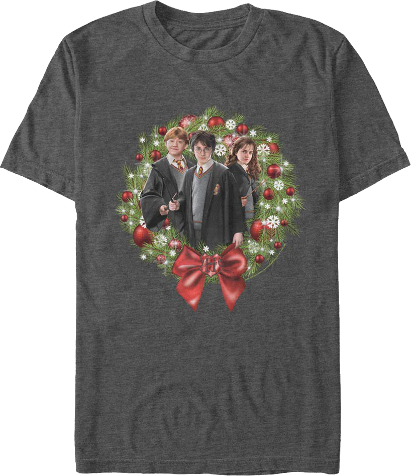 Christmas Wreath Harry Potter T-Shirt
