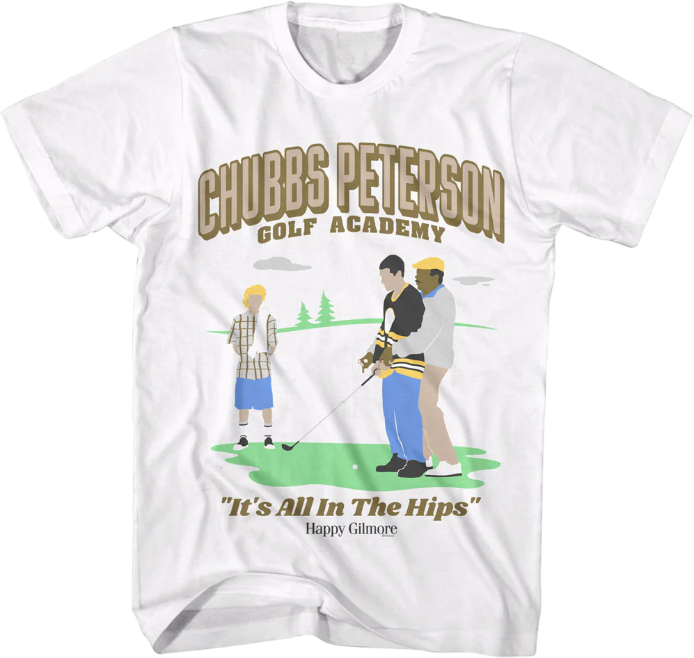 Chubbs Peterson Golf Academy Happy Gilmore T-Shirt