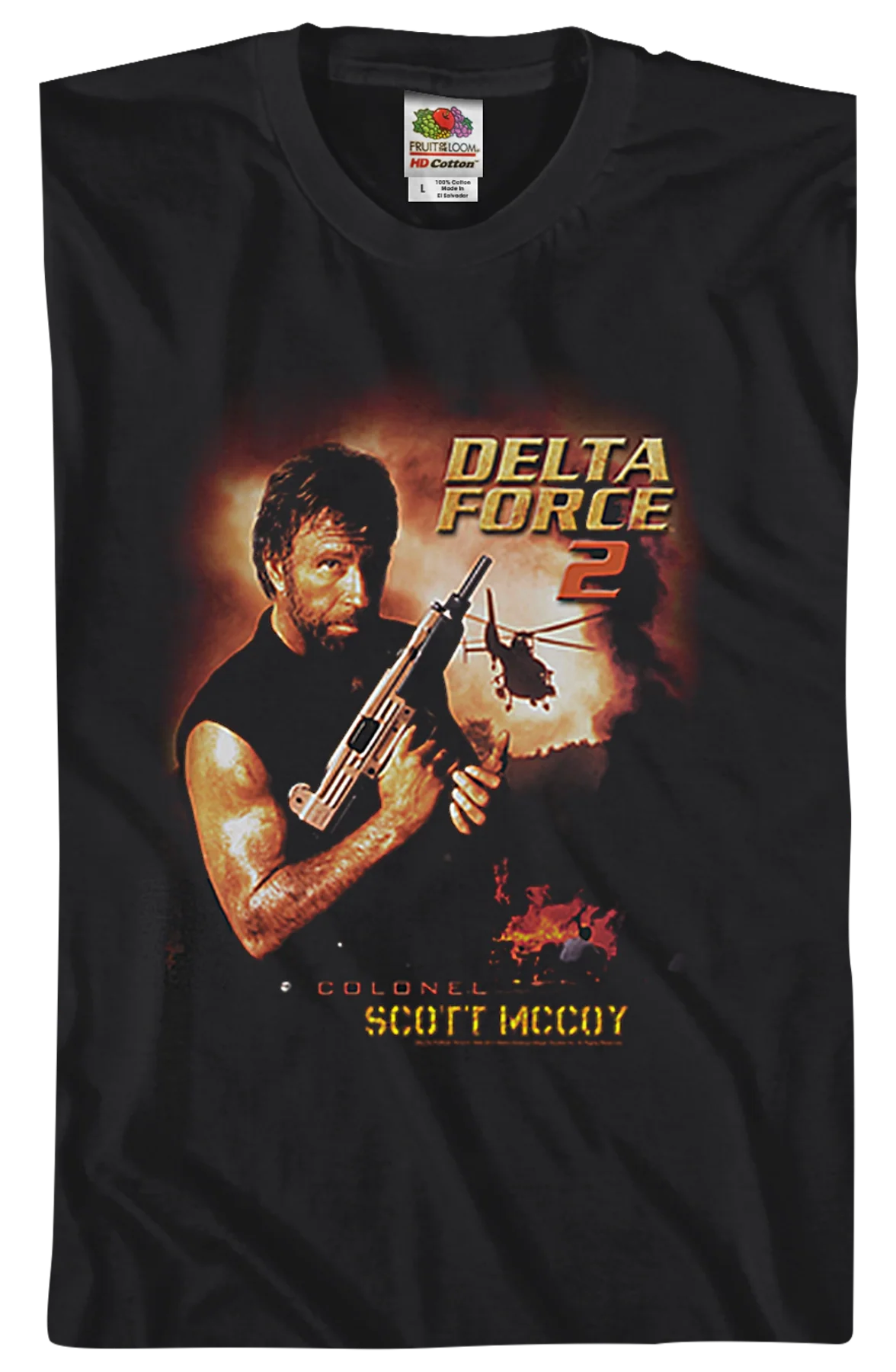 Chuck Norris Delta Force 2 T-Shirt - Image 2