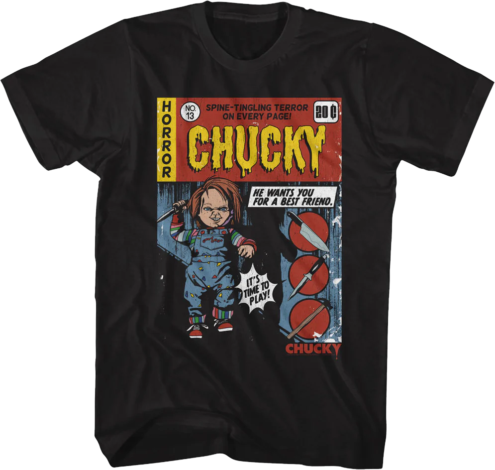 Chucky Comic Book Child's Play T-Shirt