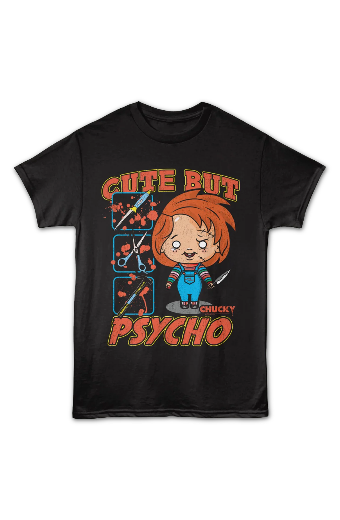 Chucky Cute But Psycho Child's Play T-Shirt - Image 2