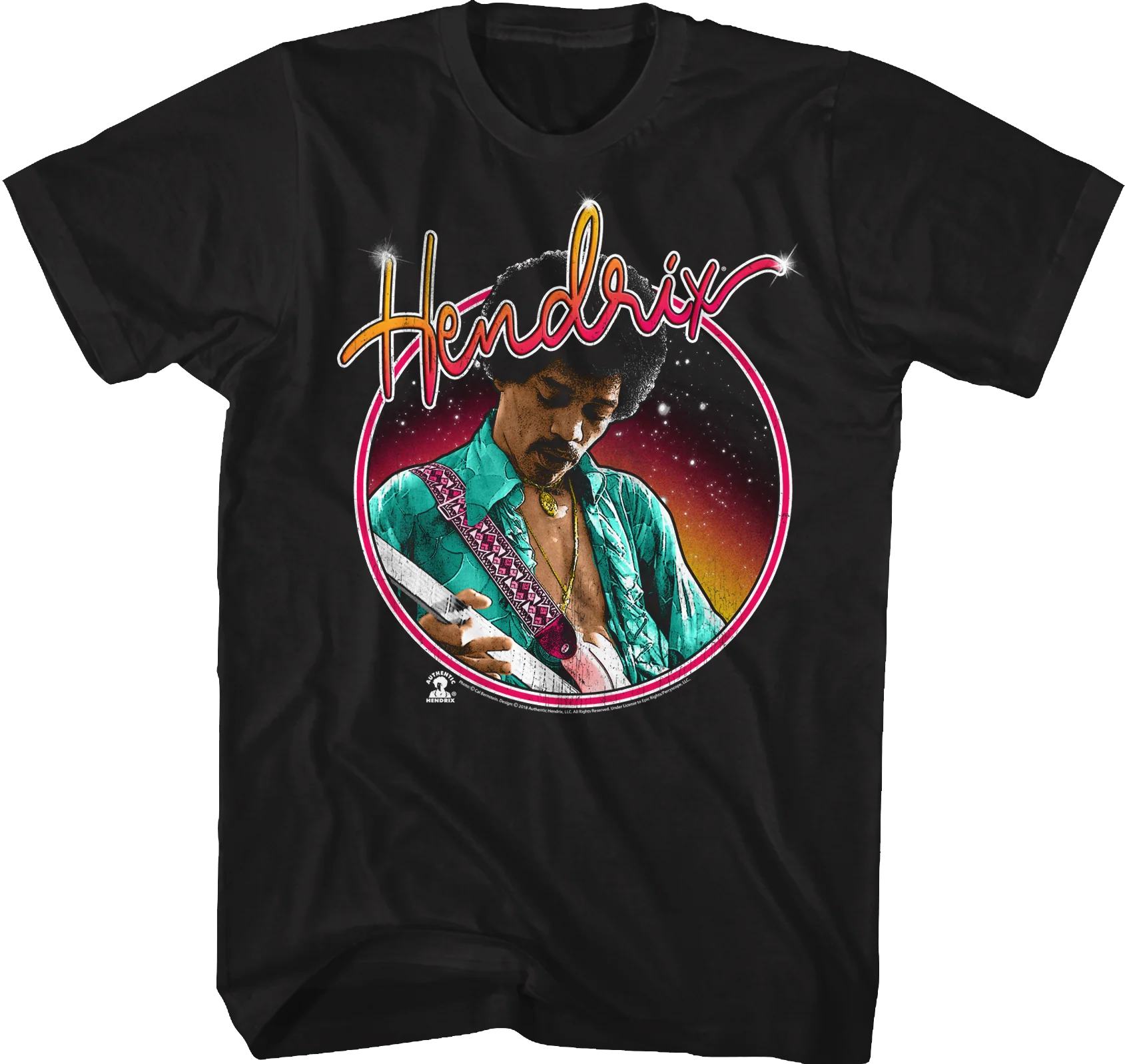 Circle Jimi Hendrix T-Shirt
