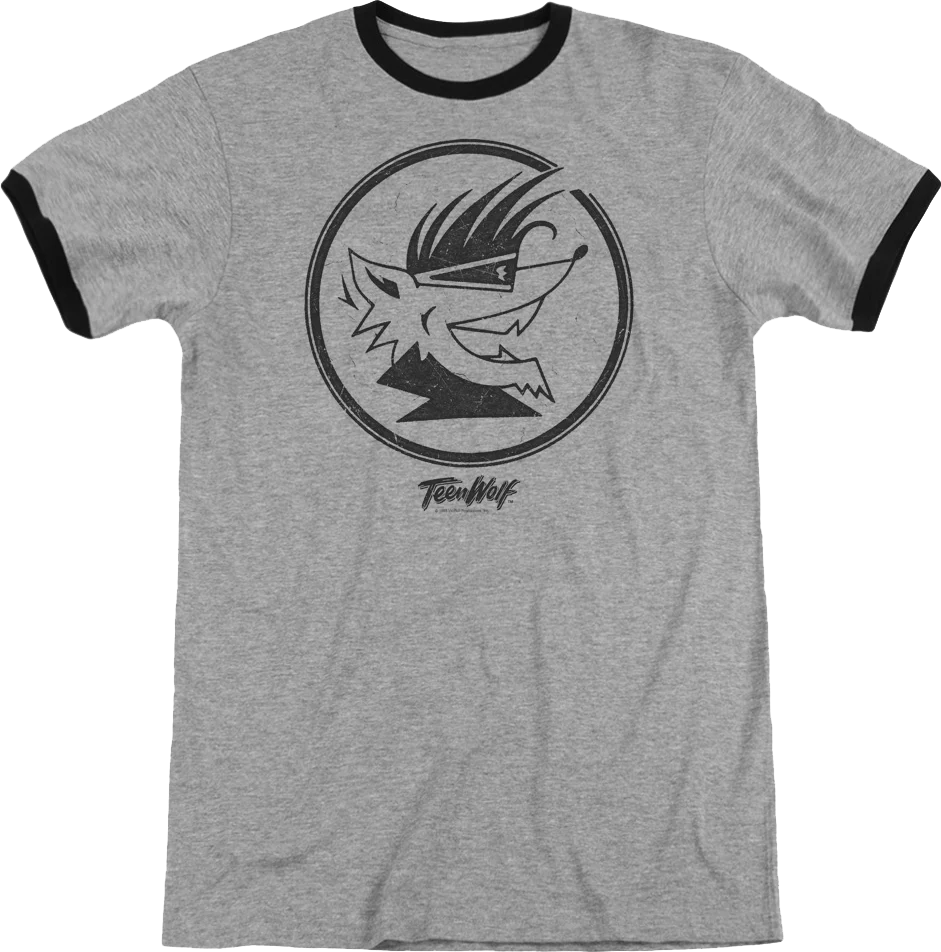 Circle Logo Teen Wolf Ringer Shirt - Image 2