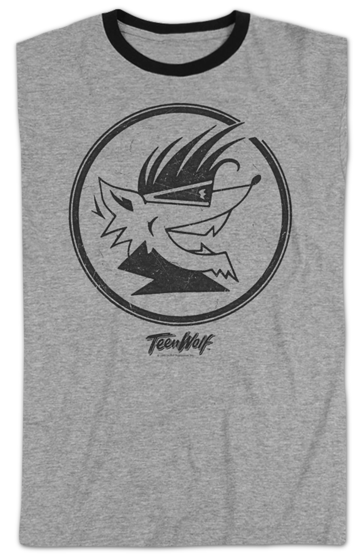 Circle Logo Teen Wolf Ringer Shirt - Image 3