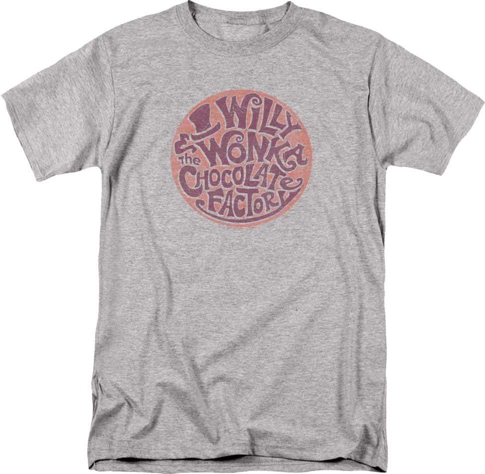 Circle Logo Willy Wonka And The Chocolate Factory T-Shirt