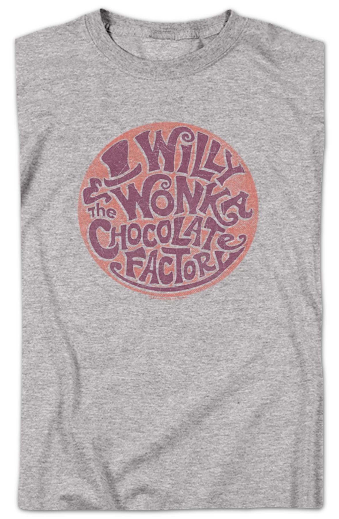 Circle Logo Willy Wonka And The Chocolate Factory T-Shirt - Image 2